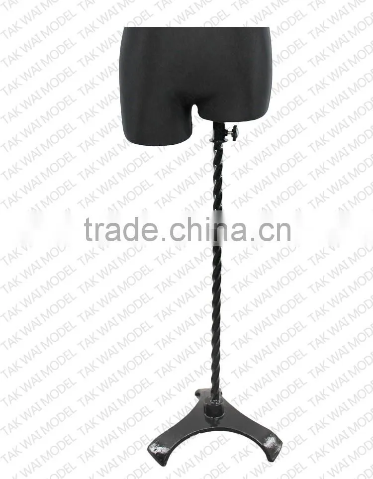Cheap male half body fiberglass for display mannequins