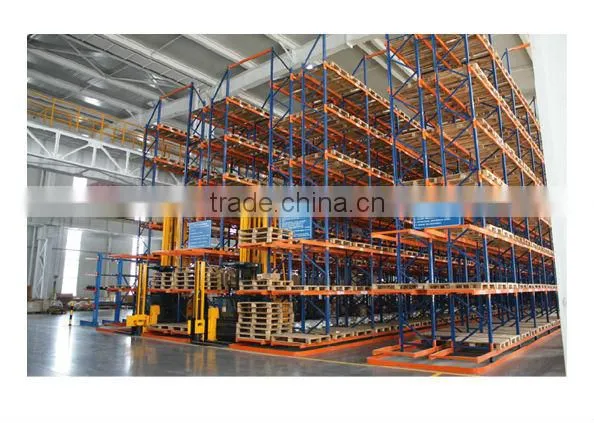 Q235 high tension pallet rack with small roads