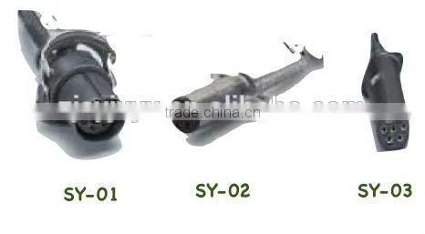 24V 7-pole electrical spirals in polyurethane