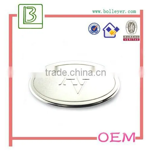 metal plate logo for handbags
