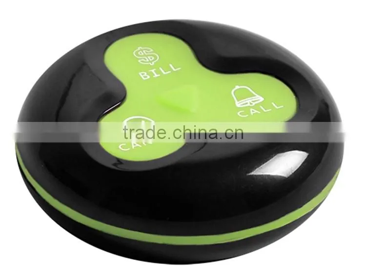 Green wireless table call button