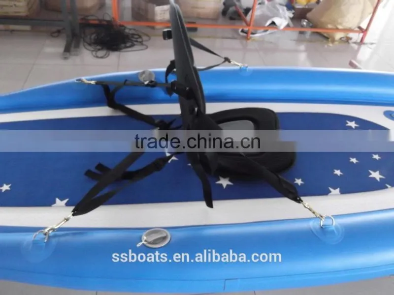 Professional Manufacture CE certification 2015 new design inflatable SUP paddle board/High quality drop stitch material