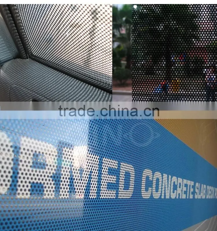 Printed Vinyl Self Adhesive One Way Privacy Window Film
