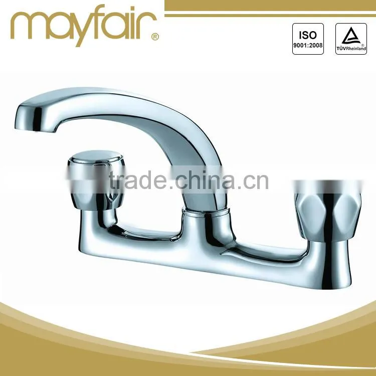 Unique design deck mounted brass kitchen faucet