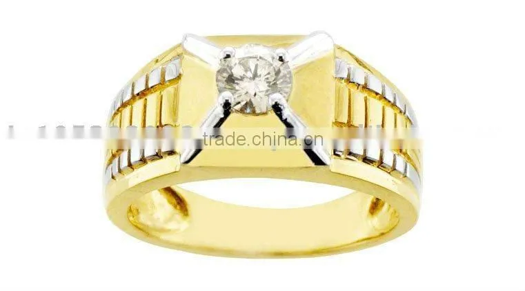 Pave Setting Solitaire Rings