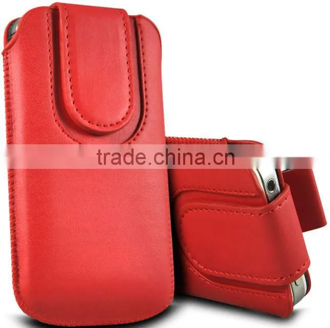 manet pull tab leather pouch