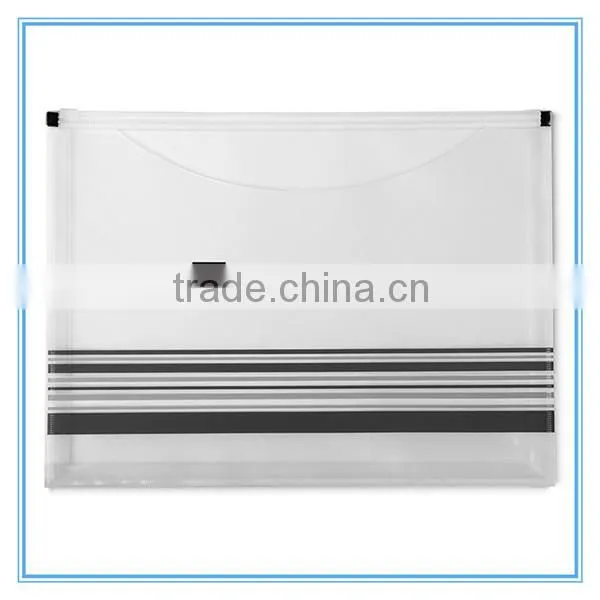 A4 Size Plastic file bag document bag for promotion
