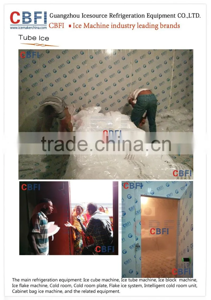 12 tons in Africa country ice plant Ice Tube Machine Edible ice