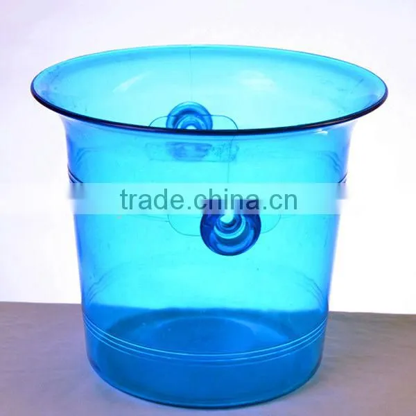 2014 Blue Insulated plastic ice wine bucket