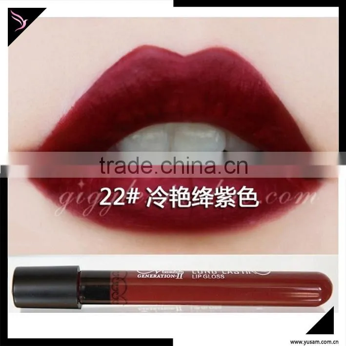 YS waterprood 38 colors long lasting lipgloss