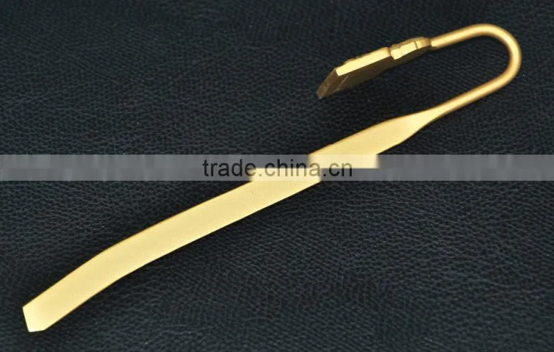 Gold plated book mark Portraits metal bookmark custom metal bookmarks