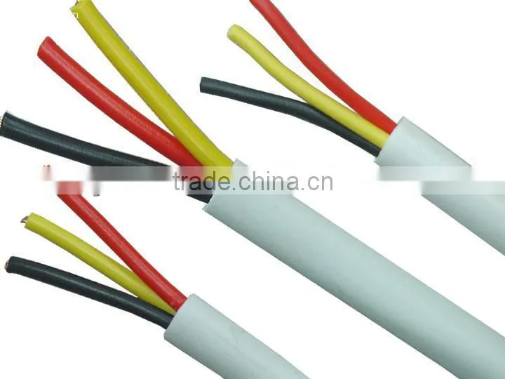 PVC insulation&sheath 3 core flat power cable