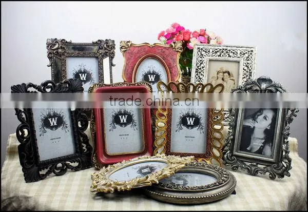 Wall decor polyresin hot sale photo picture frames