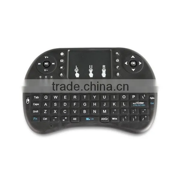 New product 2016 Mini Keyboard Multimedia Colored Computer Keyboard Rii I8 Game Keyboard