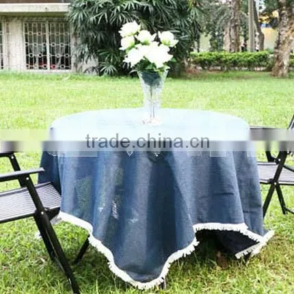 Customized PVC Garden Table Cloth vinyl plastic oval tablecloths