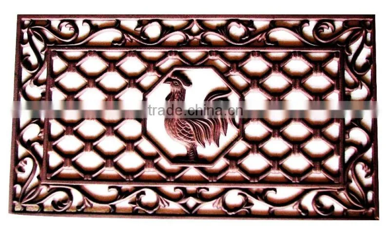 cast iron metal doormat rectangle