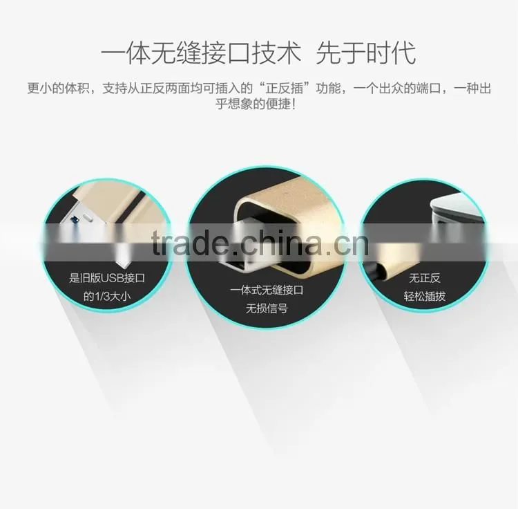 Nylon Braid usb 3.1 type c male to usb 3.0 male data transfer cable
