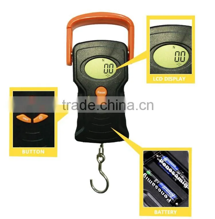 Protable Mini Digital Hanging Luggage Weighing Scale HZ-50