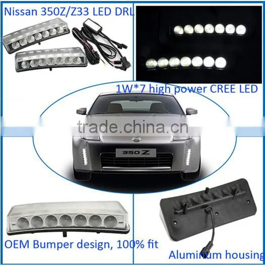 2015 new car Z33 led lights For Ns Z33 350z 03-05 daylight running light