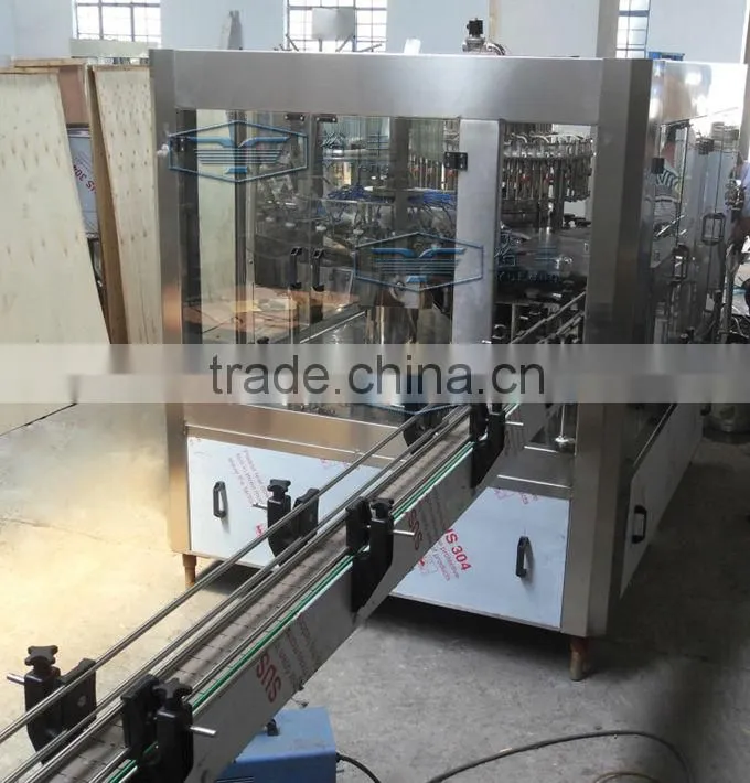 2 in 1 monoblock glass bottle vinegar filling machine / soy sauce filling machine