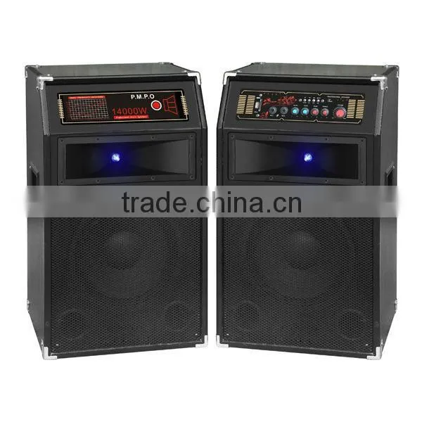 Hot 2.0 HIFI Speaker System/Multimedia DJ Speaker ith USB/SD/FM/ ( bluetooth function optional)