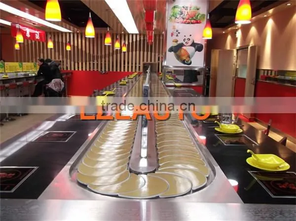 Plastic board sushi conveyor