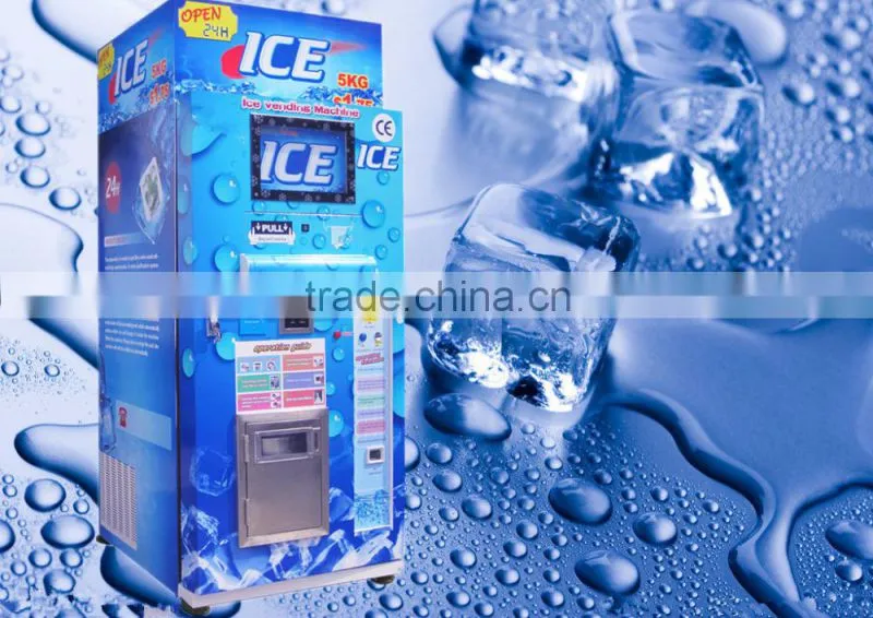 Made In China Factory Prices 304 Stainless Steel Full Automatic Commercial Ice Vending Machine For Sale