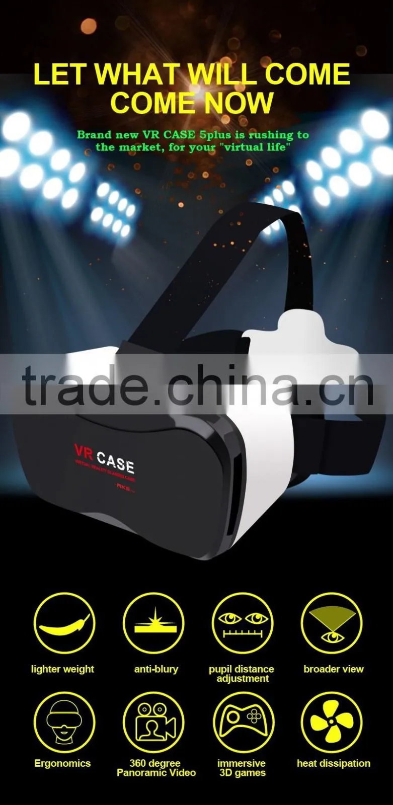 2016 new virtual reality 3D glasses phone 3D VR box