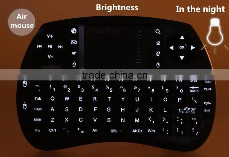 new products 2016 2.4G wireless air fly mouse keyboard for macbook air mouse for android tv box