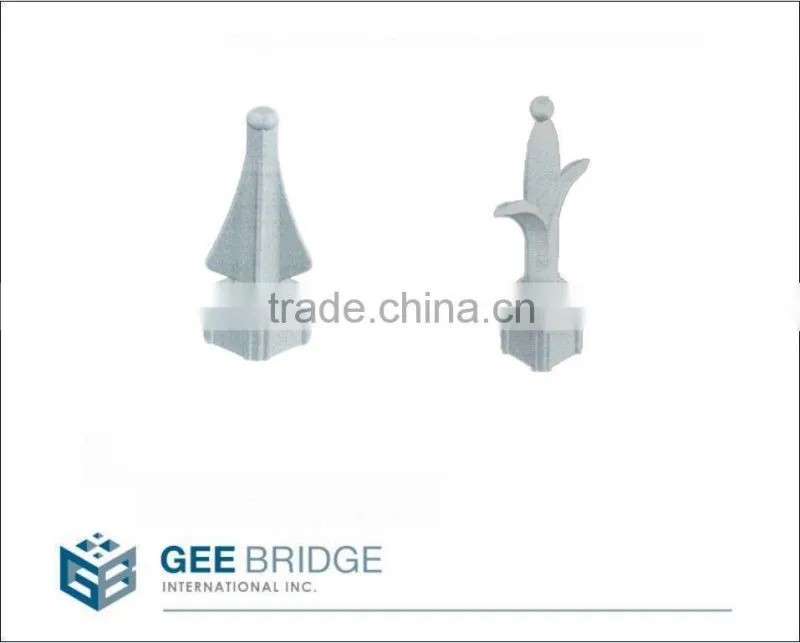 0791017 Aluminum Die Cast Fence Gate Quad Finial Top