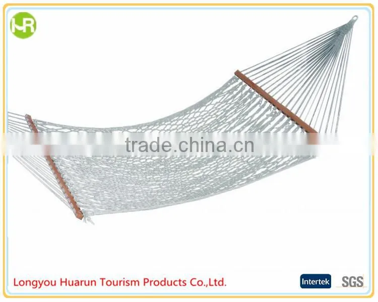 Traditional Double Size Covered Cotton Rope Hammock