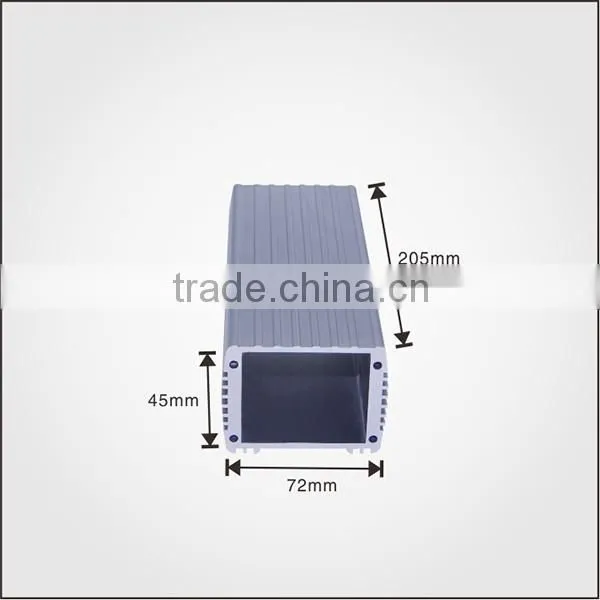 Aluminum extrusion box housing shell cover