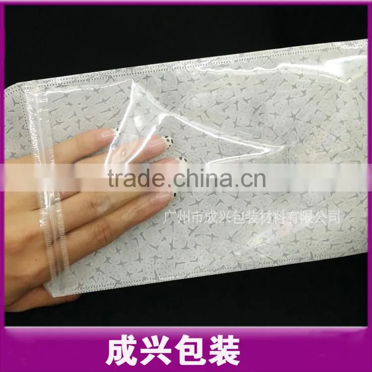 zipper top plastic bags for Cartoon silicone mobile phone cases/stationery plastic bags for cement packaging/flap-lock poly bag