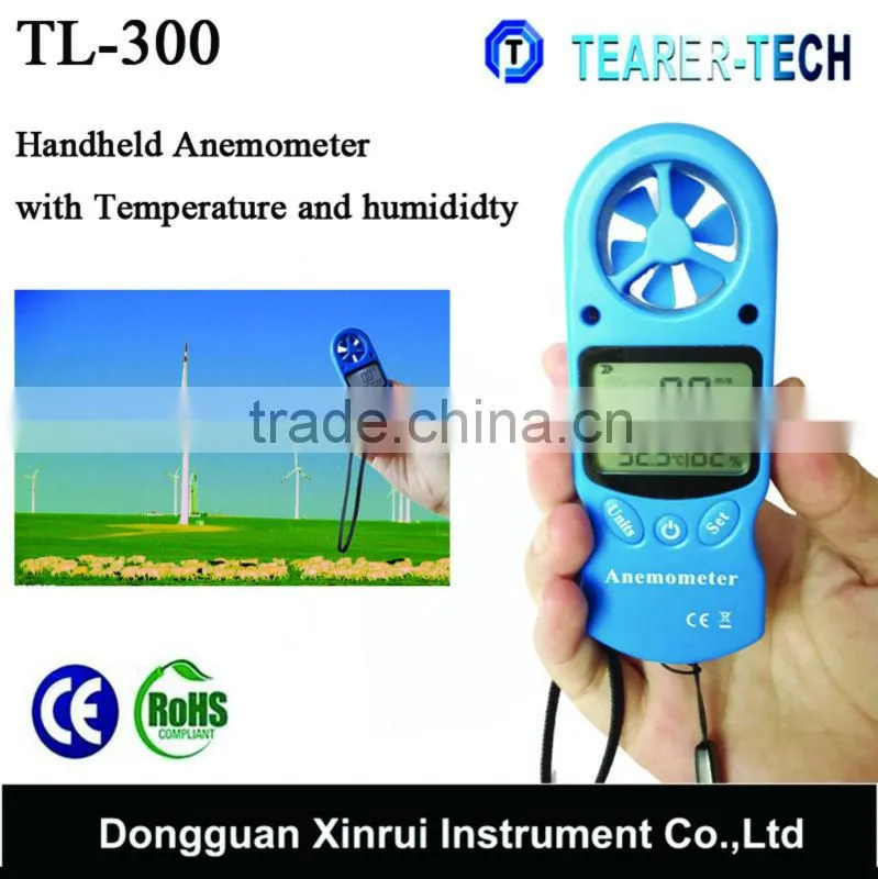 0.3~30m/S Portable Digital Wind Speed Measuring Device/Anemometer Handheld with Carry Bag