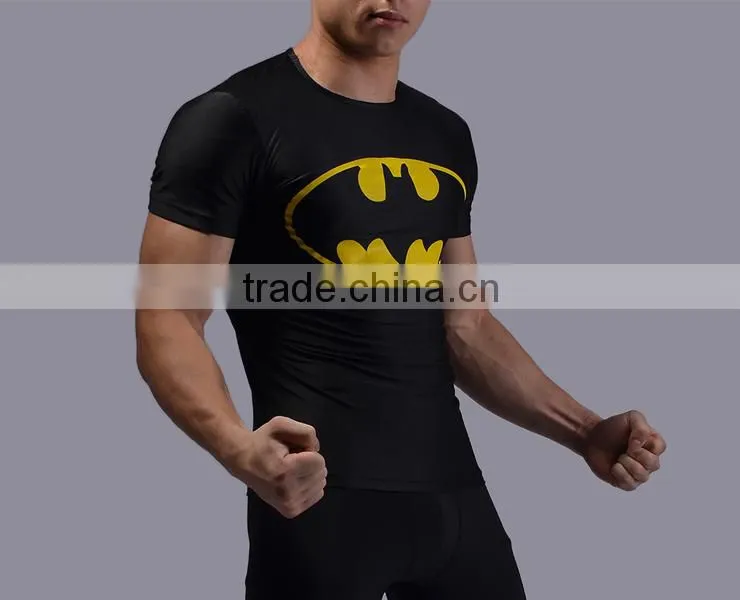 201superman bat-men/spiderman t shirt men cool casual style short sleeve round neck personalized shirts