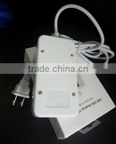 Fashionable Home Travel Charger 6 Ports USB Charger Wall Charger US EU UK