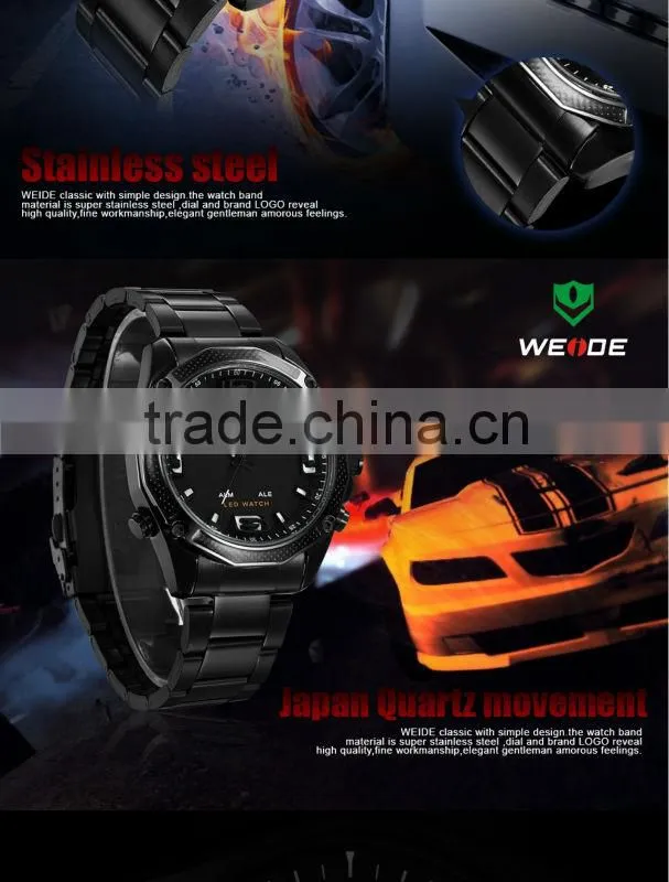 WEIDE Military watches with changeable strap Fashion Wristwatch Alarm LED Watch watch print logo analog digital display WH2306
