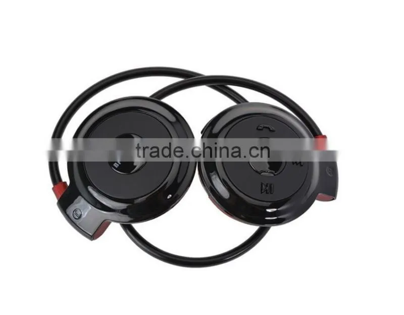 Wireless Headphone New Mini 503 Neckback Sport Bluetooth Handsfree Stereo Headset Earphone TF Card Slot+FM Radio