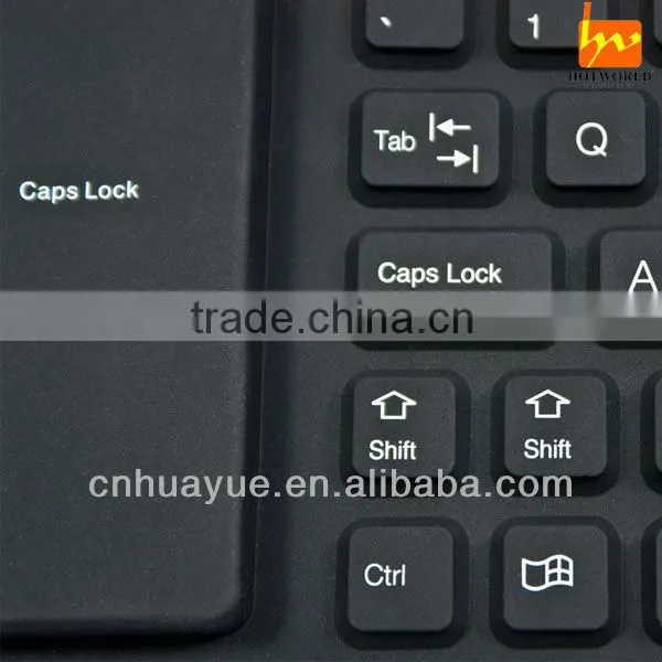 89 keys silicone keyboard with touchpad