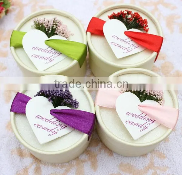 More Colors Personalized Paper Candy Boxes for Sale