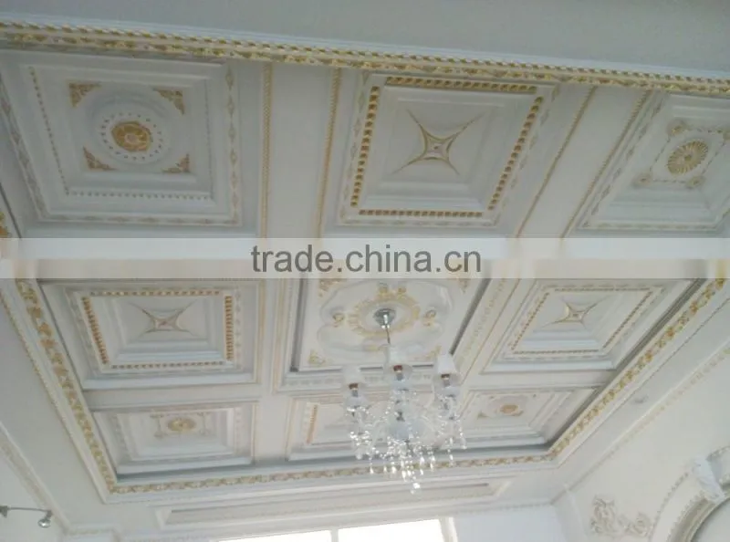 polyurethane /pu foam material ceiling tiles/ ceiling medallions
