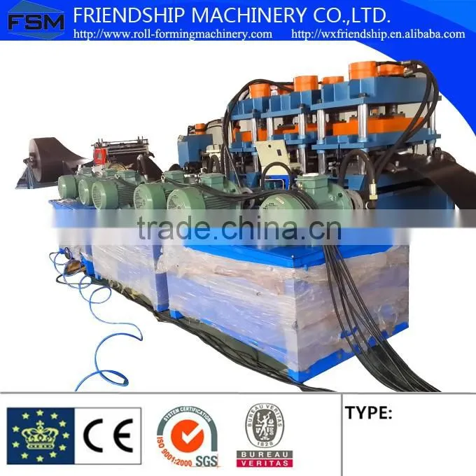 Automatic Cable Tray Roll Forming Machine Hydraulic Punching Holes