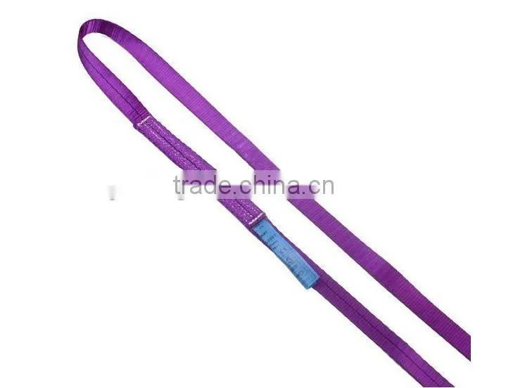 Endless webbing lifting sling belt for crane