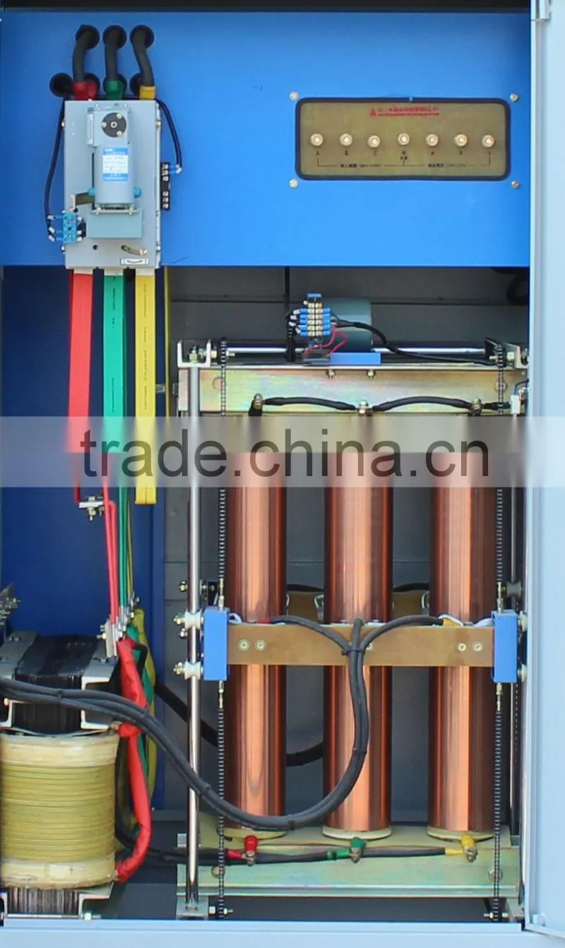Widely Use SBW Three Phase 200kva 380v High Effciency Automatic AC Compensated Power AC Voltage Stabilizer/YueQing China