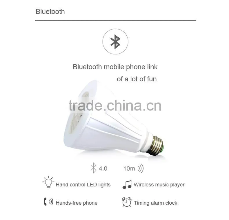 2015 New Technology LED Light Bluetooth Speaker