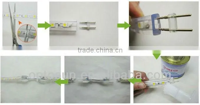 Best Price 110V 220V Waterproof SMD 120v led strip light(OS-WS1210B60-H)
