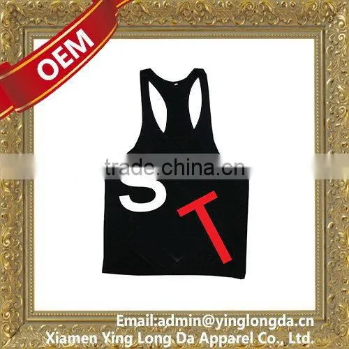 Good quality crazy Selling men's plain white tank tops