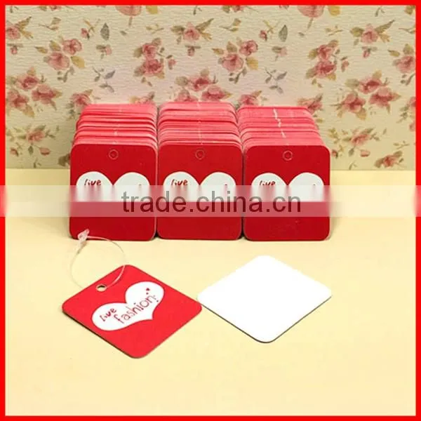 Top Design Black Custom Hang Tags Samples Wholesale Manufacture for sale