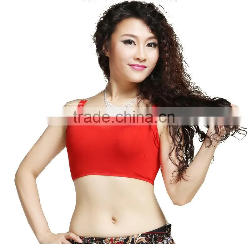 Wuchieal Belly Dance Modal Top with straps in 5 colors