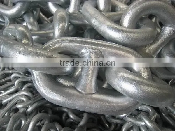 hot dip galvanized stud link chain